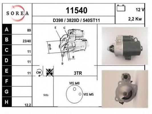 EAI 11540 Starter